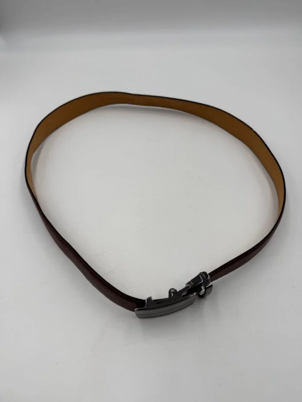 Simons Genuine Leather Ratchet Belt Brown Fits up to 40